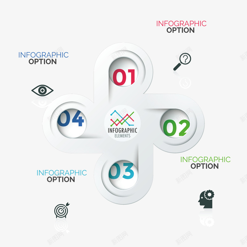 立体图形信息图表png免抠素材_新图网 https://ixintu.com 3D信息图表 PPT图形 信息标签 创意信息图表 商务信息图表 商务金融 演示图形 现代商务 立体圆环