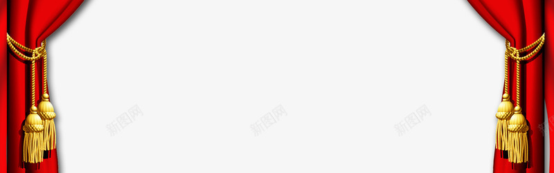 幕布海报装饰png免抠素材_新图网 https://ixintu.com 喜庆 幕布 新年 红色 过年