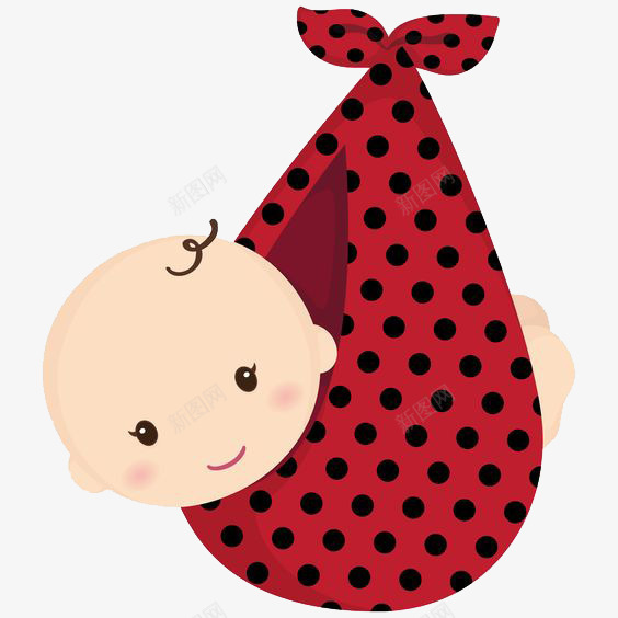 襁褓中的婴儿png免抠素材_新图网 https://ixintu.com 可爱婴儿 婴儿 母亲节素材