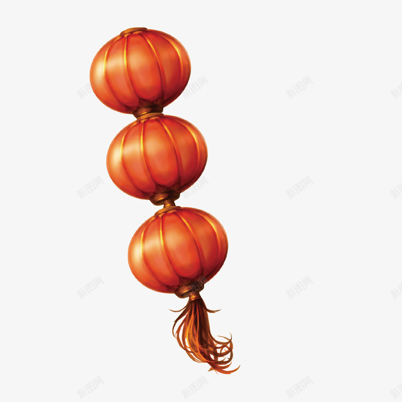中国风喜庆灯笼png免抠素材_新图网 https://ixintu.com 中国风 喜庆 年味 灯笼 过年