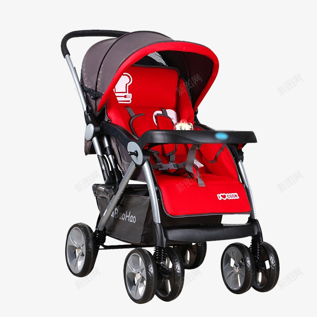 进口婴儿手推车实物图png免抠素材_新图网 https://ixintu.com 产品实物图 婴儿 手推车 母婴用品 红色 进口 进口母婴