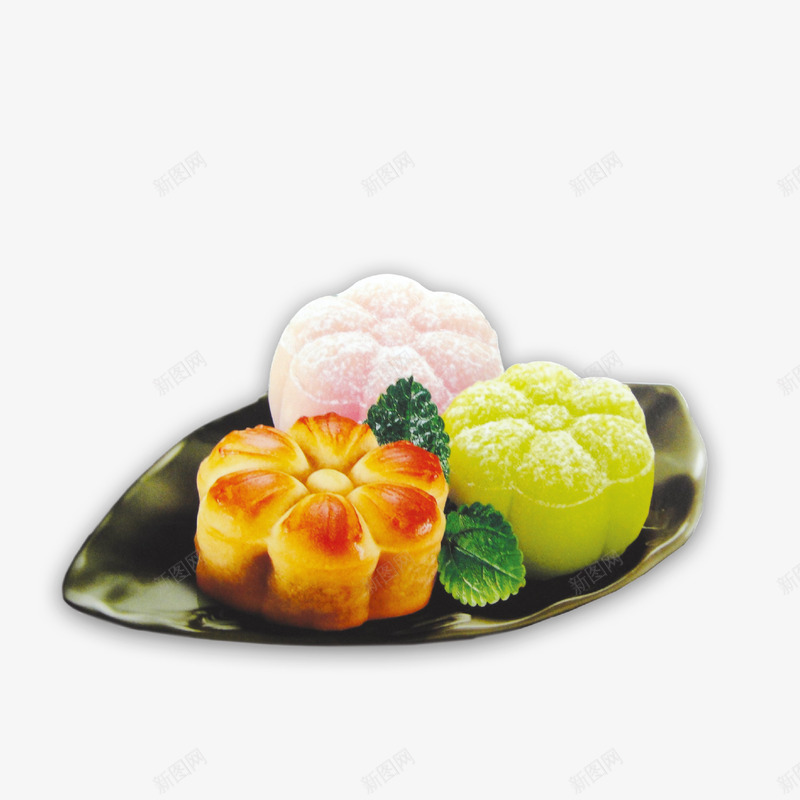 好吃的糕点png免抠素材_新图网 https://ixintu.com 小吃 精美的盘子 糕点 绿豆糕 美味 色香味俱全 蛋糕底盘