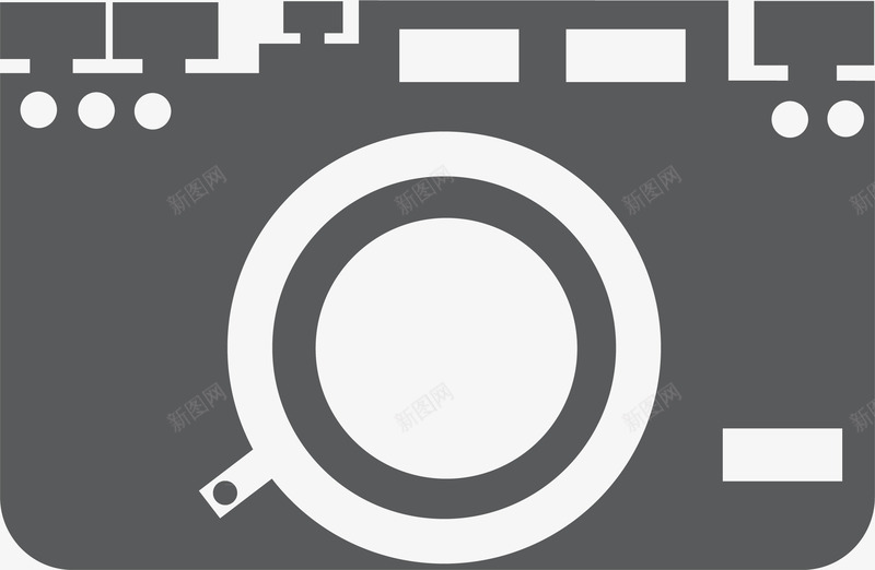 反光拍照按钮图标png_新图网 https://ixintu.com 拍照按钮