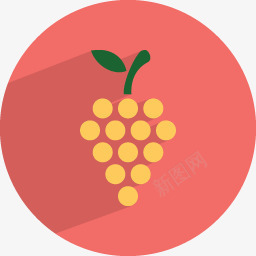 葡萄图标png_新图网 https://ixintu.com grape