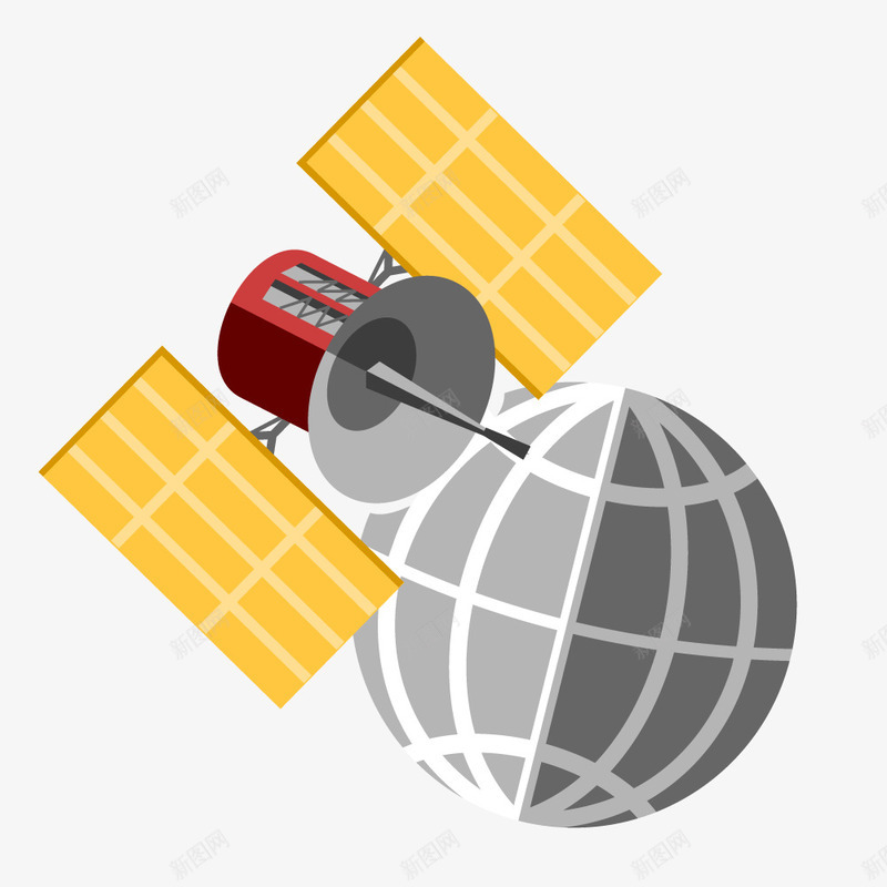 全球卫星定位元素矢量图ai免抠素材_新图网 https://ixintu.com 企业 全球卫星定位 分拣 叉车 场景图 快递 插画 物流 电商 立体 行业 货物 运输 矢量图