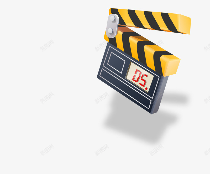 卡通警示牌png免抠素材_新图网 https://ixintu.com 卡通 条纹 警示牌