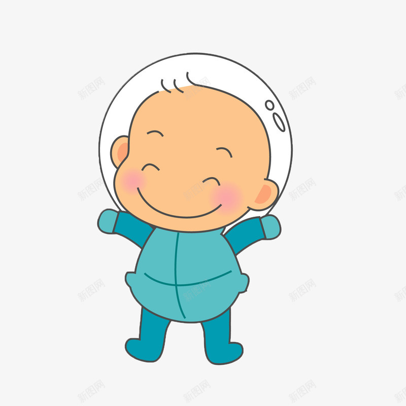 卡通动漫育婴儿童产品png免抠素材_新图网 https://ixintu.com 儿童 关爱未成年 动漫男孩 卡通 婴儿产品 服装 笑容 育婴