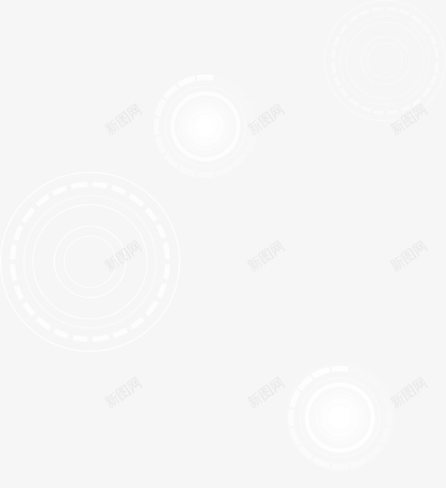 科技数码几何圆环png免抠素材_新图网 https://ixintu.com 几何 圆环 数码 科技