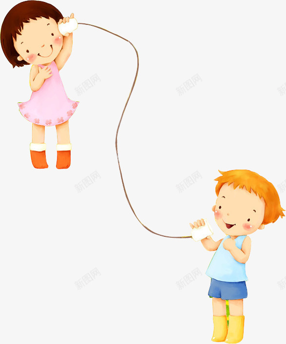 玩耍卡通小孩png免抠素材_新图网 https://ixintu.com 卡通 小孩 玩耍