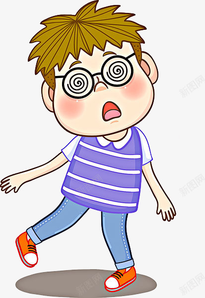晕倒的小孩png免抠素材_新图网 https://ixintu.com png图形 png装饰 卡通 小孩 晕倒 装饰