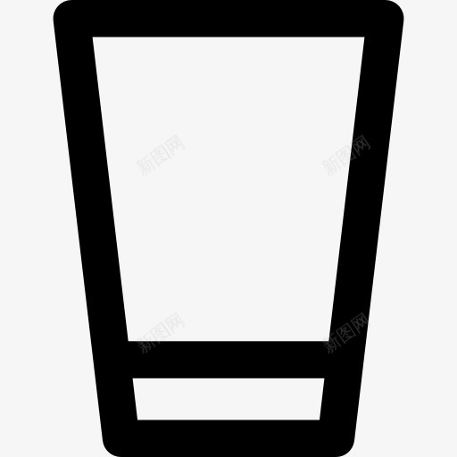 玻璃图标png_新图网 https://ixintu.com 喝空了 喝酒 时尚 水晶杯 饮料