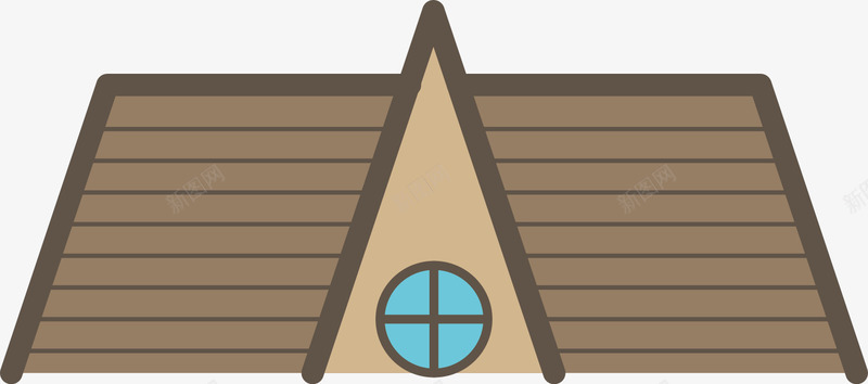 卡通彩绘屋顶矢量图ai免抠素材_新图网 https://ixintu.com 卡通 可爱 尖顶 屋顶 彩绘 彩色 手绘 欧式屋顶 窗户 矢量图
