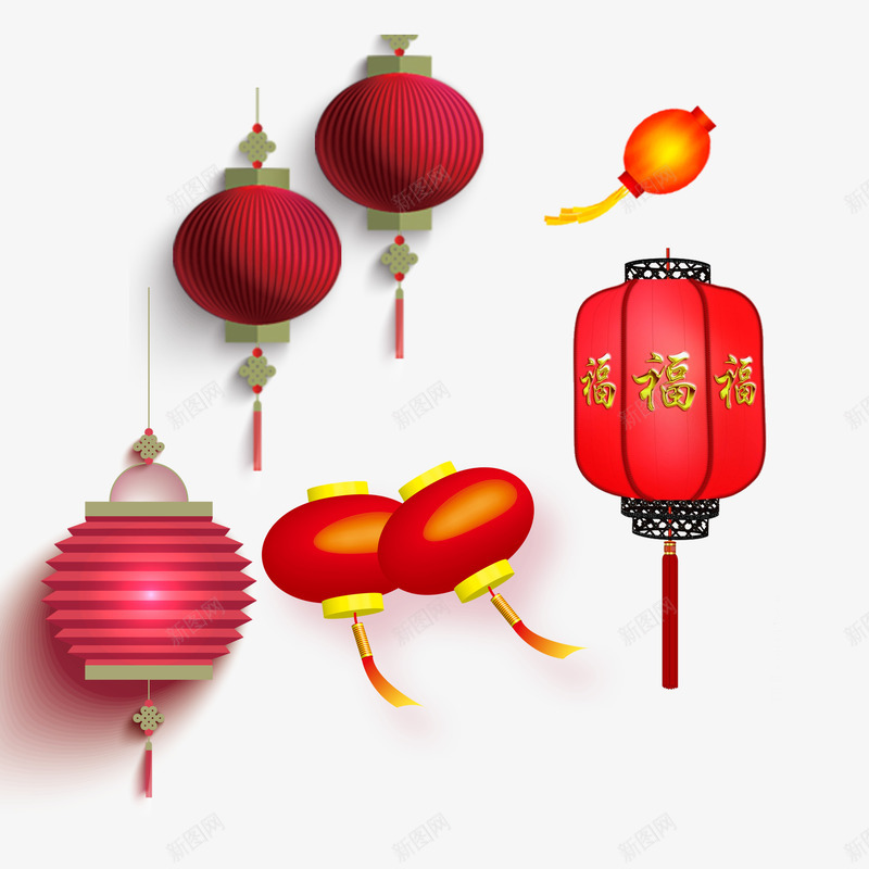 红色过年节日灯笼psd免抠素材_新图网 https://ixintu.com 新春快乐 灯笼图片 灯笼矢量图 灯笼矢量素材 灯笼素材 灯笼素材库 灯笼素材库图片 红色灯笼 过年灯笼