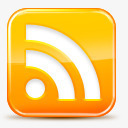黄色rss图标水晶png_新图网 https://ixintu.com rss 图标 水晶 黄色