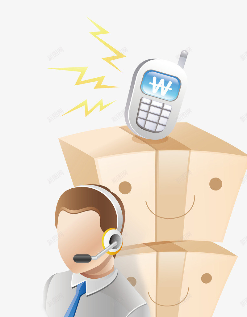 手机快递通知图案图标矢量图eps_新图网 https://ixintu.com 卡通手绘 图案图标 快递信息 快递收货 快递短信 快递通知 矢量图