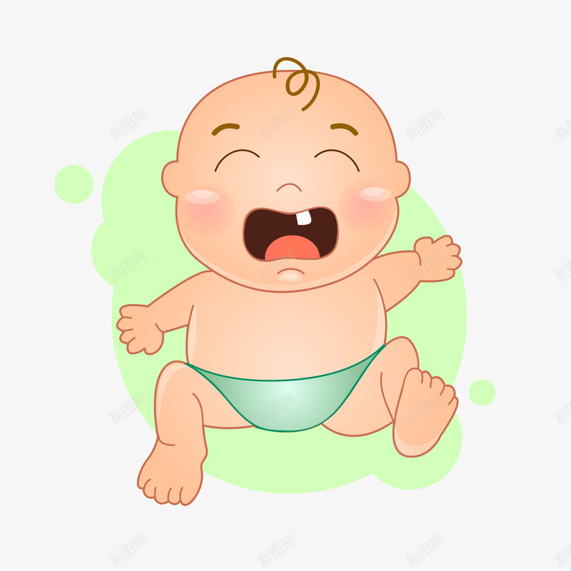 宝宝矢量图ai免抠素材_新图网 https://ixintu.com 哭泣 婴儿 宝宝哭 宝贝 矢量图