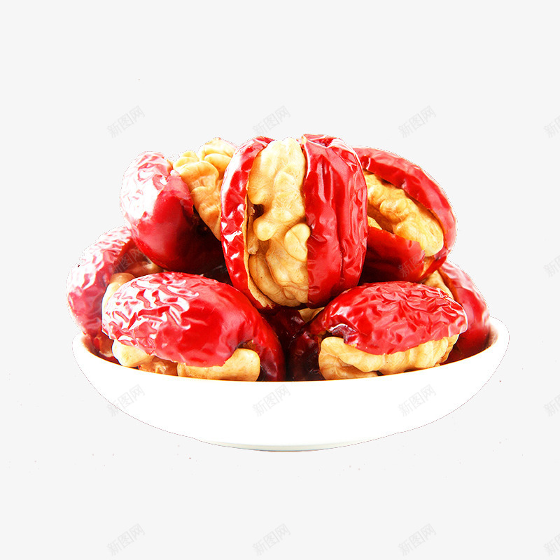 枣夹核桃仁摄影png免抠素材_新图网 https://ixintu.com 中国新疆 产品实物 土特产 大枣 大红枣 新疆红枣 枣夹核 枣夹核桃仁 特产 红枣 红枣摄影 若羌红枣