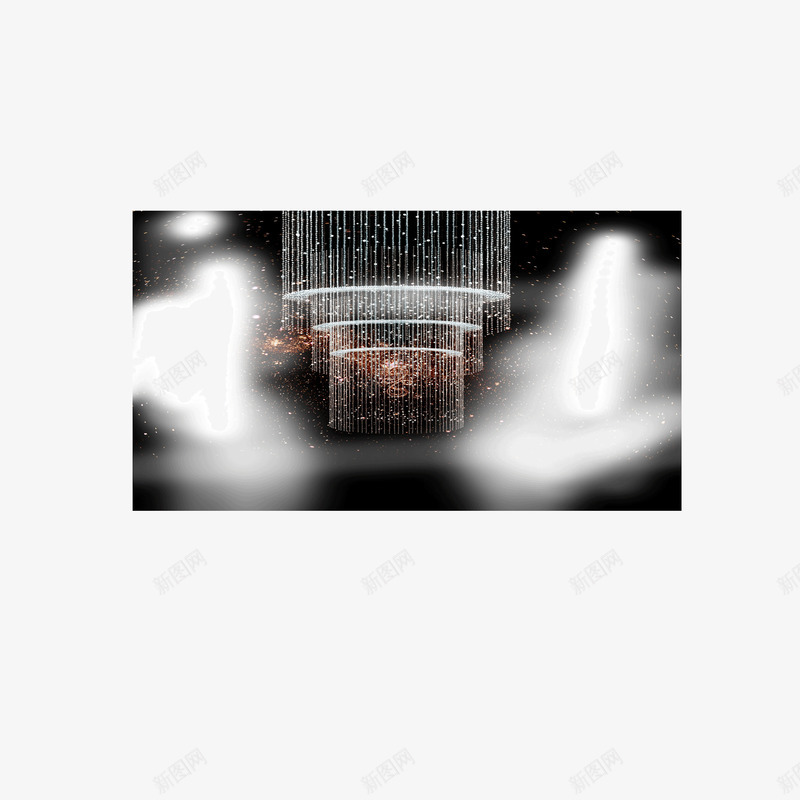 水晶灯装饰图标png_新图网 https://ixintu.com 图标元素 水晶灯 漂浮 装饰