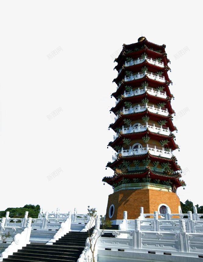 日月潭慈恩塔png免抠素材_新图网 https://ixintu.com 中华人民共和国省级行政区 中国台湾省 台湾 名胜古迹 地方景点 实物图 慈恩塔 摄影图 日月潭
