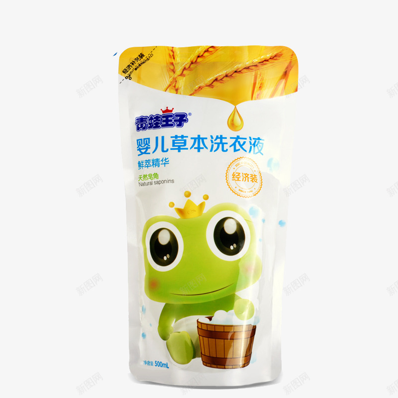 婴儿草本经济装洗衣液png免抠素材_新图网 https://ixintu.com 产品实物 婴儿 洗衣液