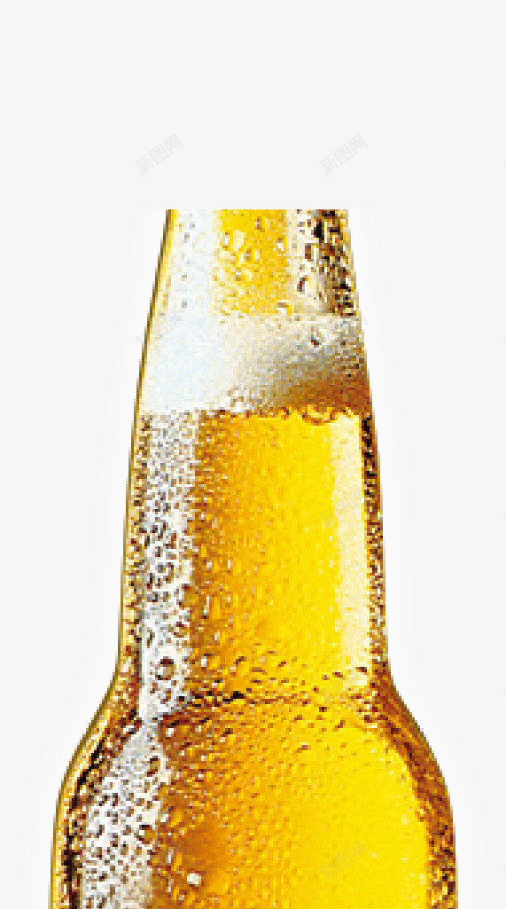 冰啤酒瓶png免抠素材_新图网 https://ixintu.com 冰啤酒瓶 冰饮 食品 饮料
