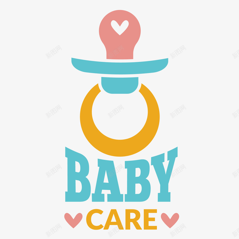 创意卡通婴儿奶嘴矢量图图标eps_新图网 https://ixintu.com 儿童 创意 卡通 图标 图案 奶嘴 婴儿 宝宝 小清新 简约 装饰 矢量图