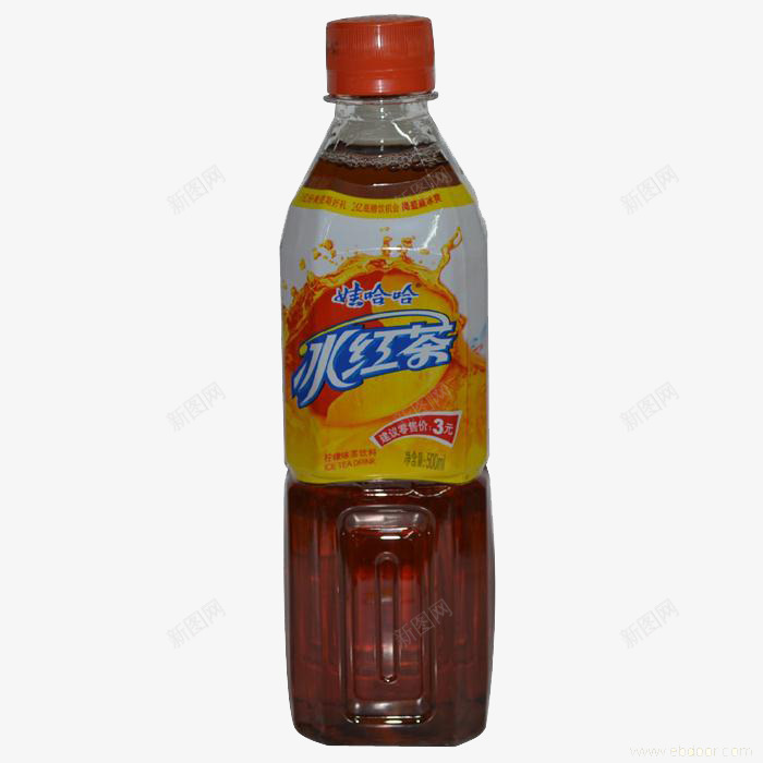 哇哈哈冰红茶png免抠素材_新图网 https://ixintu.com 产品实物 低糖饮料 冰红茶 清热解暑 饮料