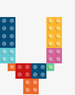 积木字母Upng免抠素材_新图网 https://ixintu.com 创意字母 现代 积木字母数字