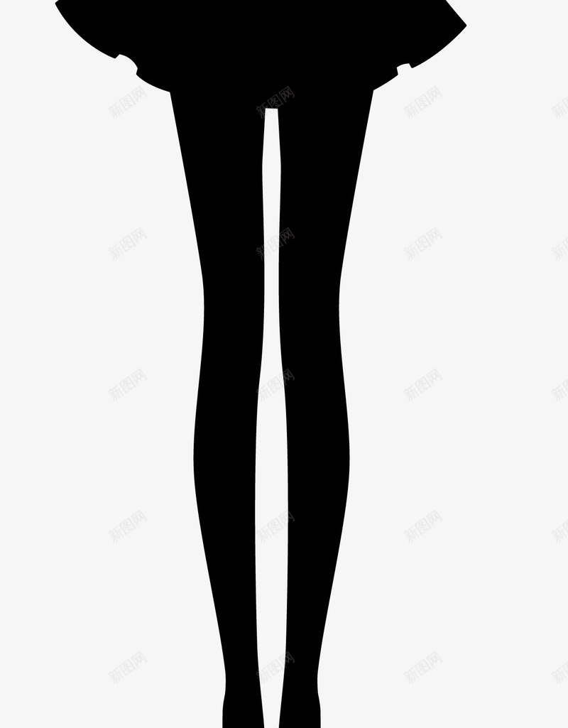 黑色现代女生剪影png免抠素材_新图网 https://ixintu.com 剪影 女生 现代 黑色