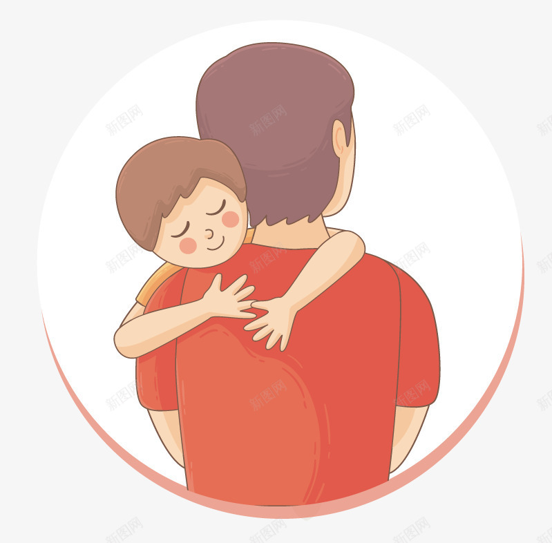 卡通手绘父亲节拥抱孩子psd免抠素材_新图网 https://ixintu.com 卡通 卡通手绘父亲节拥抱孩子 手绘 拥抱孩子 插图 父亲节 父子 紧紧拥抱