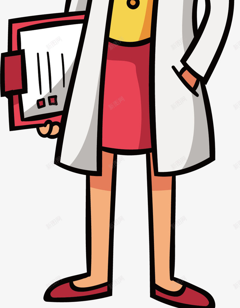 手绘卡通戴眼镜的女医生矢量图ai免抠素材_新图网 https://ixintu.com 人物 医生 医疗 医院大夫 卡通 女医生 戴眼镜的女医生 手绘 护士 漂亮护士 矢量图