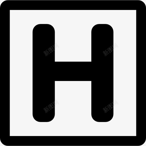 医院图标png_新图网 https://ixintu.com 医疗 医药 医院 卫生诊所 形状 标志 符号