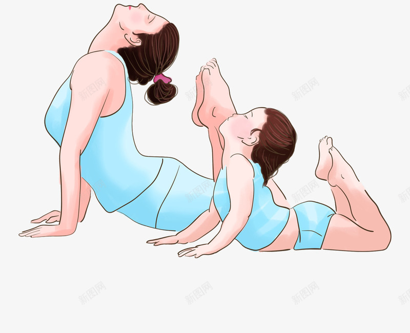 母亲节妈妈与孩子做瑜伽手绘插画png免抠素材_新图网 https://ixintu.com 亲子插图 做瑜伽 妈妈与孩子 手绘 插画 母亲节 母亲节妈妈与孩子做瑜伽手绘插画亲子插图免费下载 温馨的画面