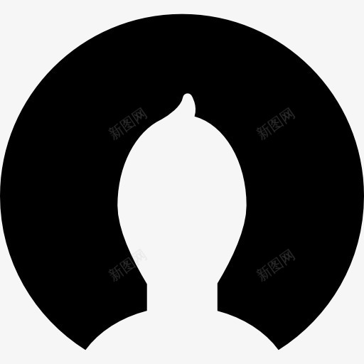 网络用户在一个圈内图标png_新图网 https://ixintu.com 头像 用户 界面 登录的用户 社交网络 网络