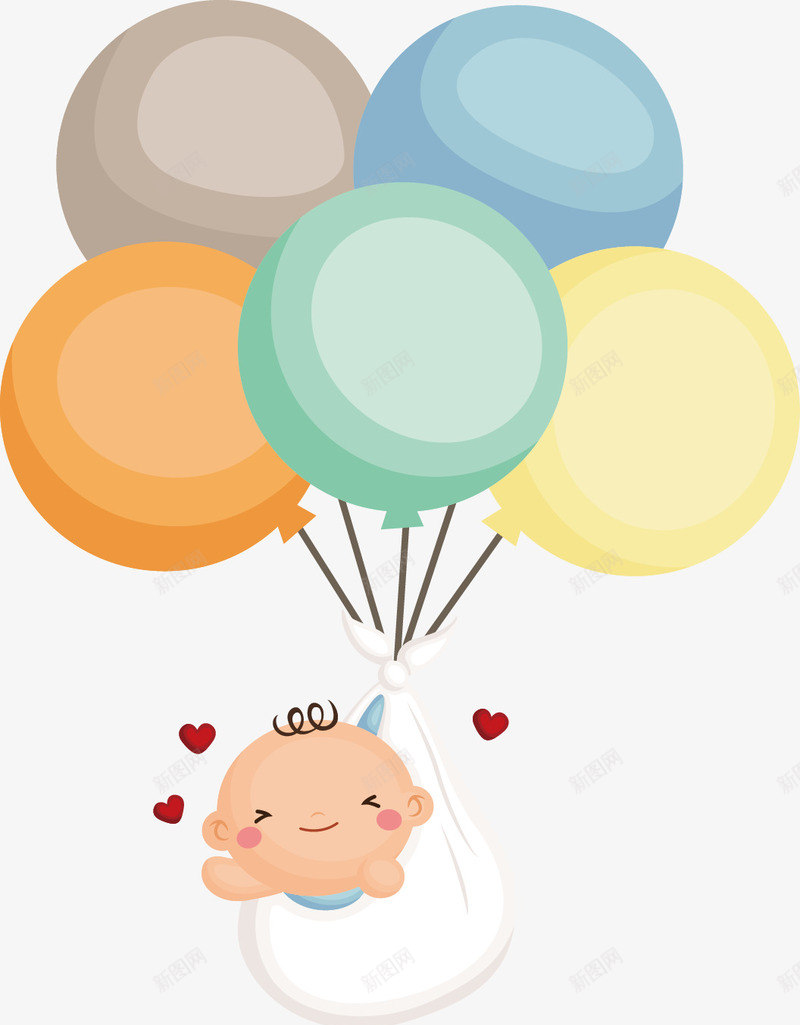 婴儿宝宝矢量图ai免抠素材_新图网 https://ixintu.com 婴儿 婴儿宝宝 矢量图