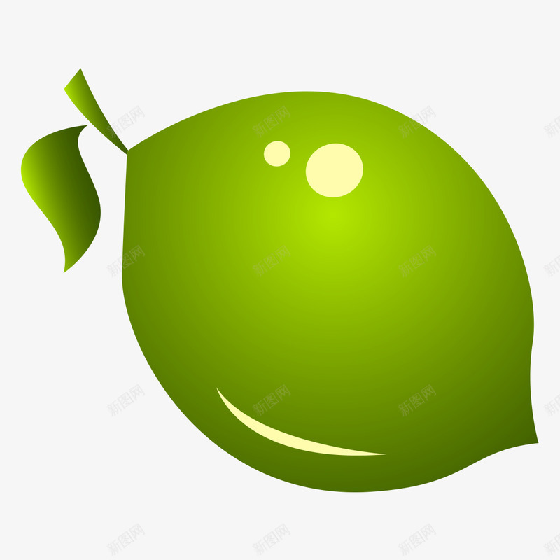 手绘卡通水果青柠檬png免抠素材_新图网 https://ixintu.com 卡通 手绘 手绘卡通水果青柠檬 柠檬 水果 青
