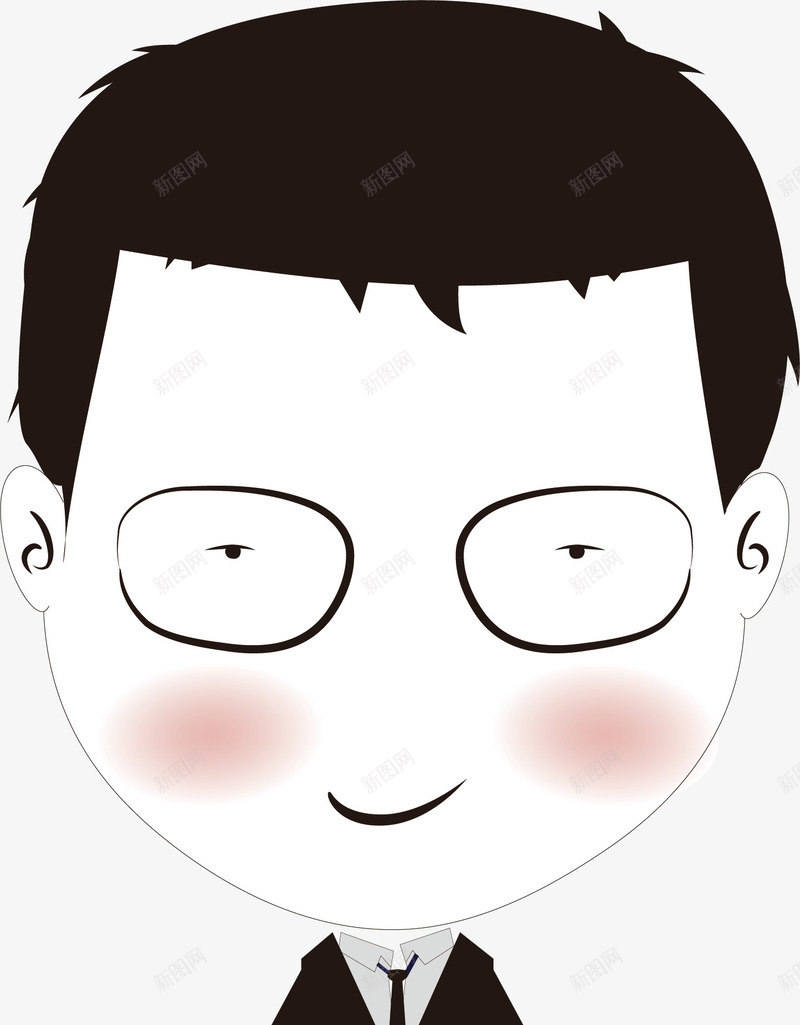 可爱男生png免抠素材_新图网 https://ixintu.com QQ人物头像 QQ头像矢量图 创意QQ头像 卡通QQ头像 可爱男生 商务QQ头像
