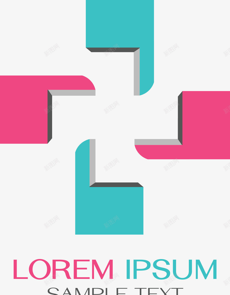 创意彩色诊所logo图标png_新图网 https://ixintu.com logo图标 logo设计图 创意logo 医疗 医疗logo 医院 医院logo 矢量诊所logo 诊所 诊所LOGO 诊所logo