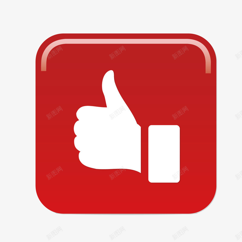 赞的图标png_新图网 https://ixintu.com 信息图标 信息图表 图标设计 扁平化图标 手指 矢量图标 矢量素材 科技图标 网络图标