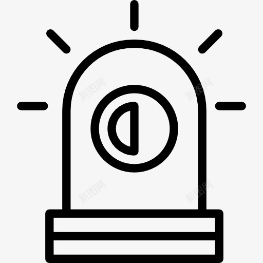 报警图标png_新图网 https://ixintu.com 光 技术 报警 灯光 灯泡 预警