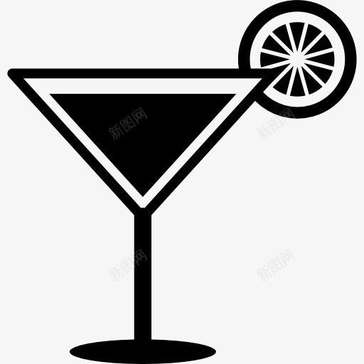 鸡尾酒喝杯柠檬片图标png_新图网 https://ixintu.com 柠檬 玻璃片 眼镜 食品 饮料 鸡尾酒