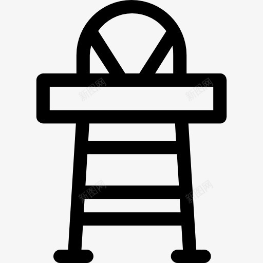 婴儿椅图标png_新图网 https://ixintu.com 优雅 古董 喂养椅子 婴儿椅 孩子和婴儿 家具 家具和家庭 高椅