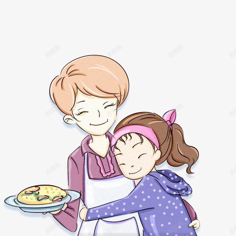 抱着母亲的孩子人物png免抠素材_新图网 https://ixintu.com 人物设计 妈妈我爱你 母亲节 温馨 烹饪 美食制作过程 食物