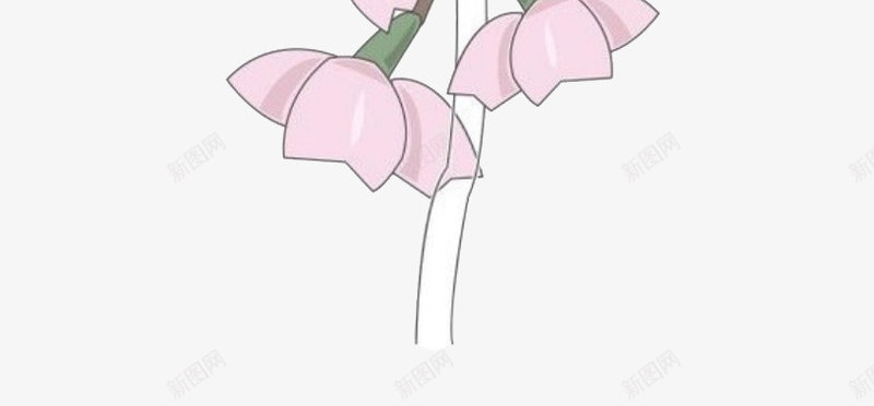 手绘卡通桃花花朵花苞png免抠素材_新图网 https://ixintu.com 卡通 卡通桃树 手绘 桃树 桃花 桃花枝 花朵 花枝 花苞