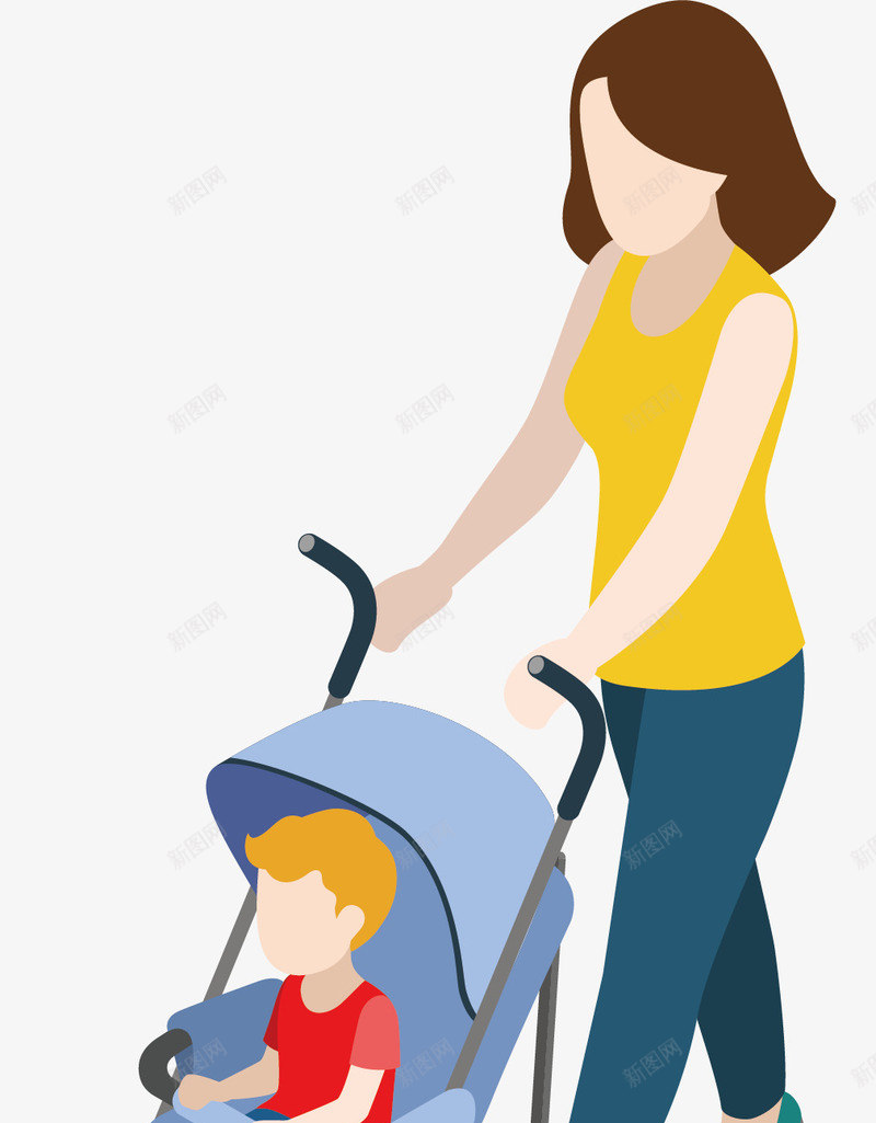 出行的妈妈矢量图ai免抠素材_新图网 https://ixintu.com 中国游客 出门 妈妈 游客 游客头像 游客服务 游客矢量 矢量图