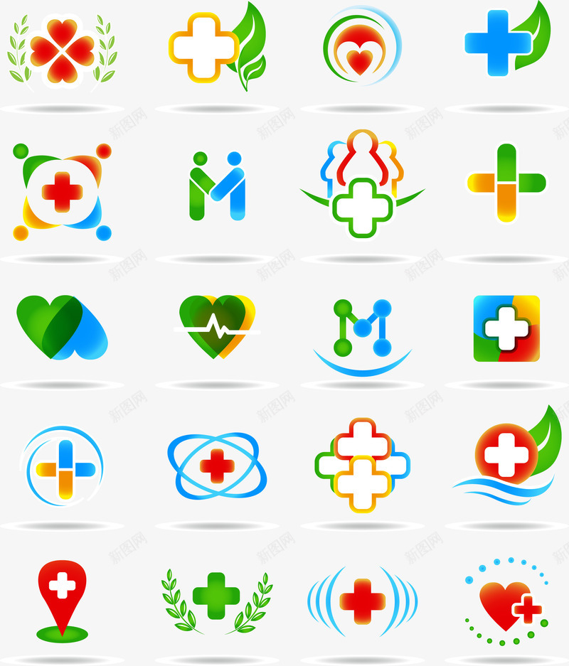 医用logo图标png_新图网 https://ixintu.com 医用logo 医院 爱心