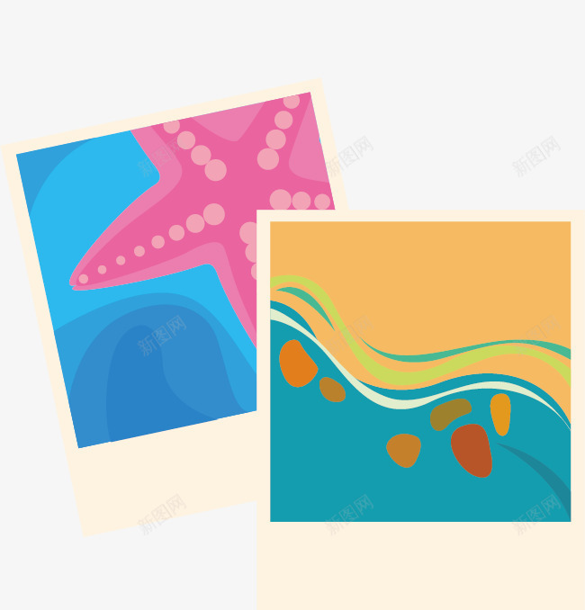 卡通拍立得照片png免抠素材_新图网 https://ixintu.com 卡通 拍立得 旅游 清新 照片 简约