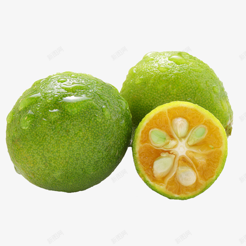 柠檬图标png_新图网 https://ixintu.com 切开的水果 水果 清新 精美 青柠 食物剪影 食物图标