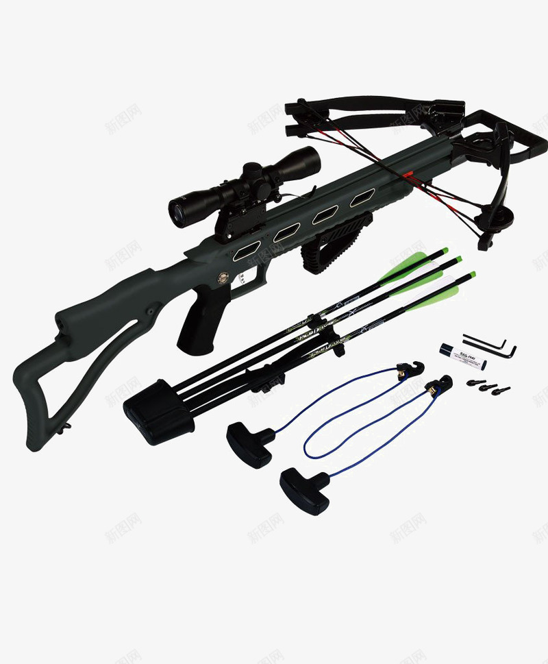 现代中型弩狩猎弩png免抠素材_新图网 https://ixintu.com 十字弩 复合弩 射箭 弓弩 弩 抛射兵器 狩猎弩 现代弓 现代弩 窝弓