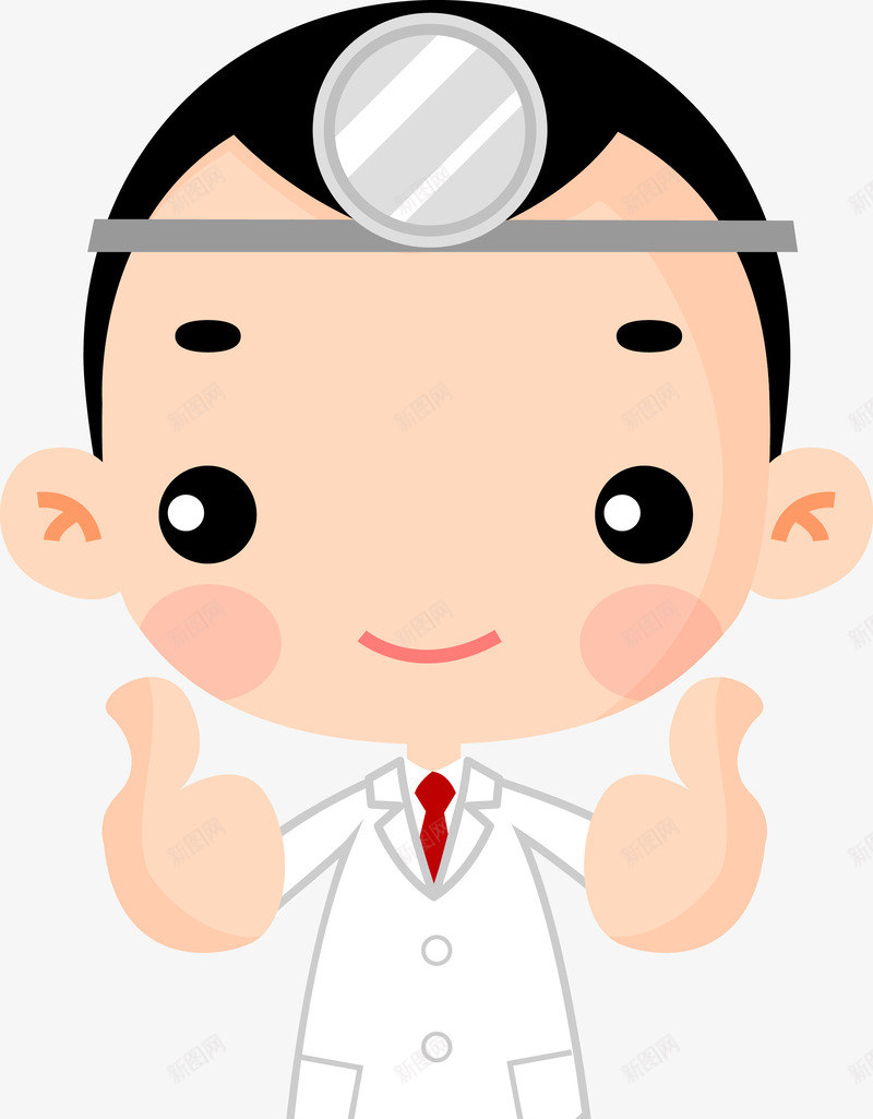 棒棒的男医生png免抠素材_新图网 https://ixintu.com 医生 工作 手指 法医 男医生 矢量人物 矢量医生 职业 职员